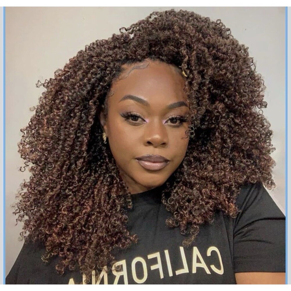 Toyotress Yanky Twist Crochet Hair - 8 Inch 8 Packs (30 Strands/Pcs